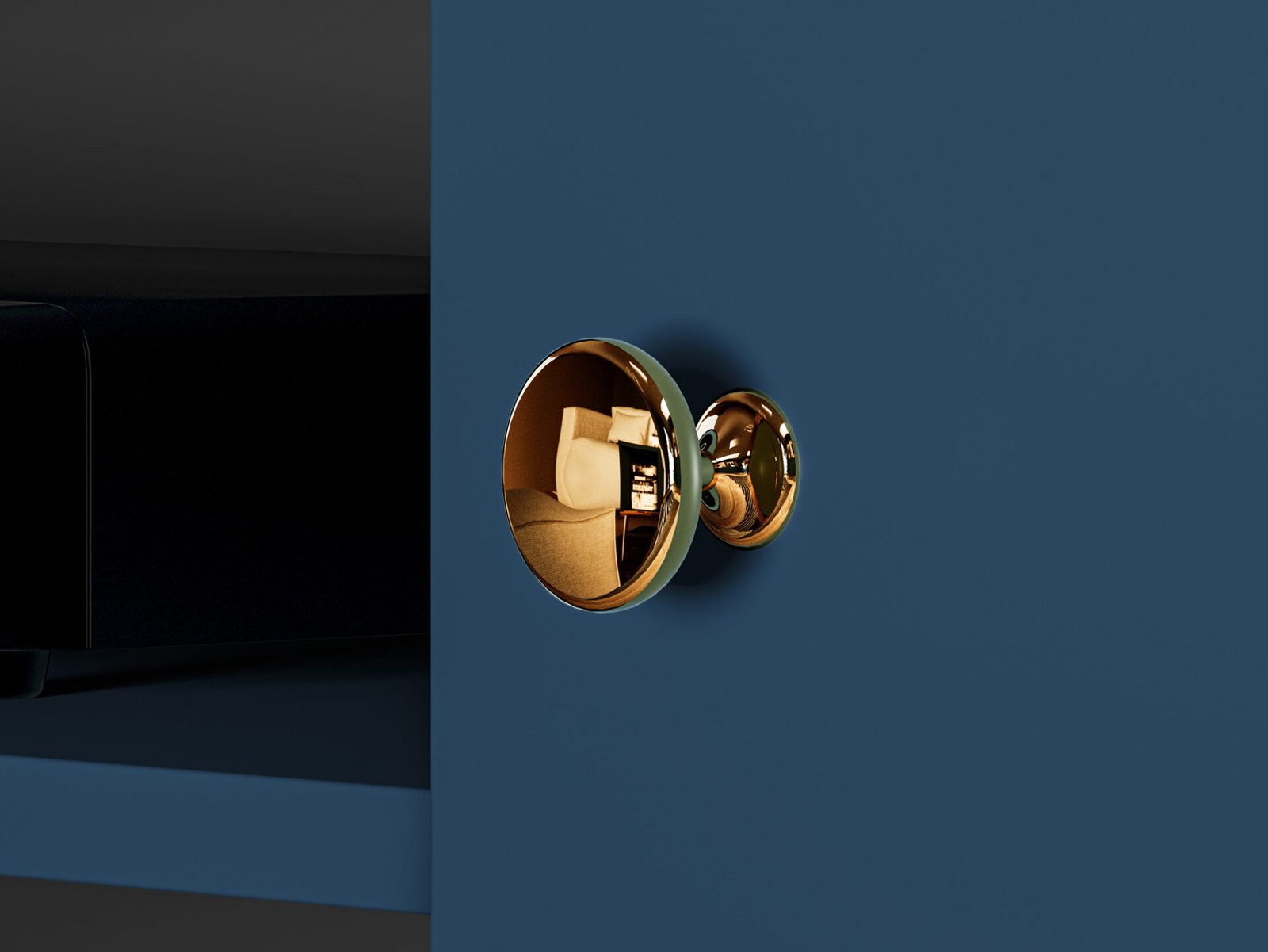 Marine 05 dark blue - 2D TV cabinet - Image 7