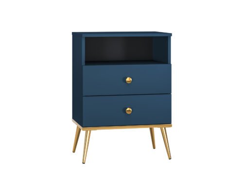 Marine 10 dark blue – 2S bedside table