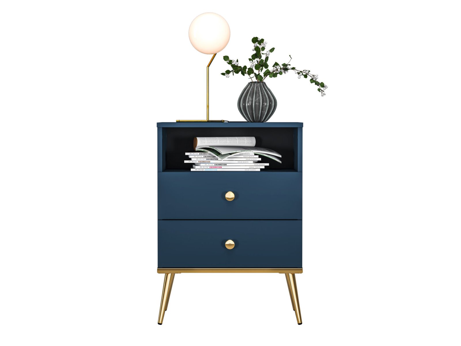 Marine 10 dark blue - 2S bedside table - Image 3