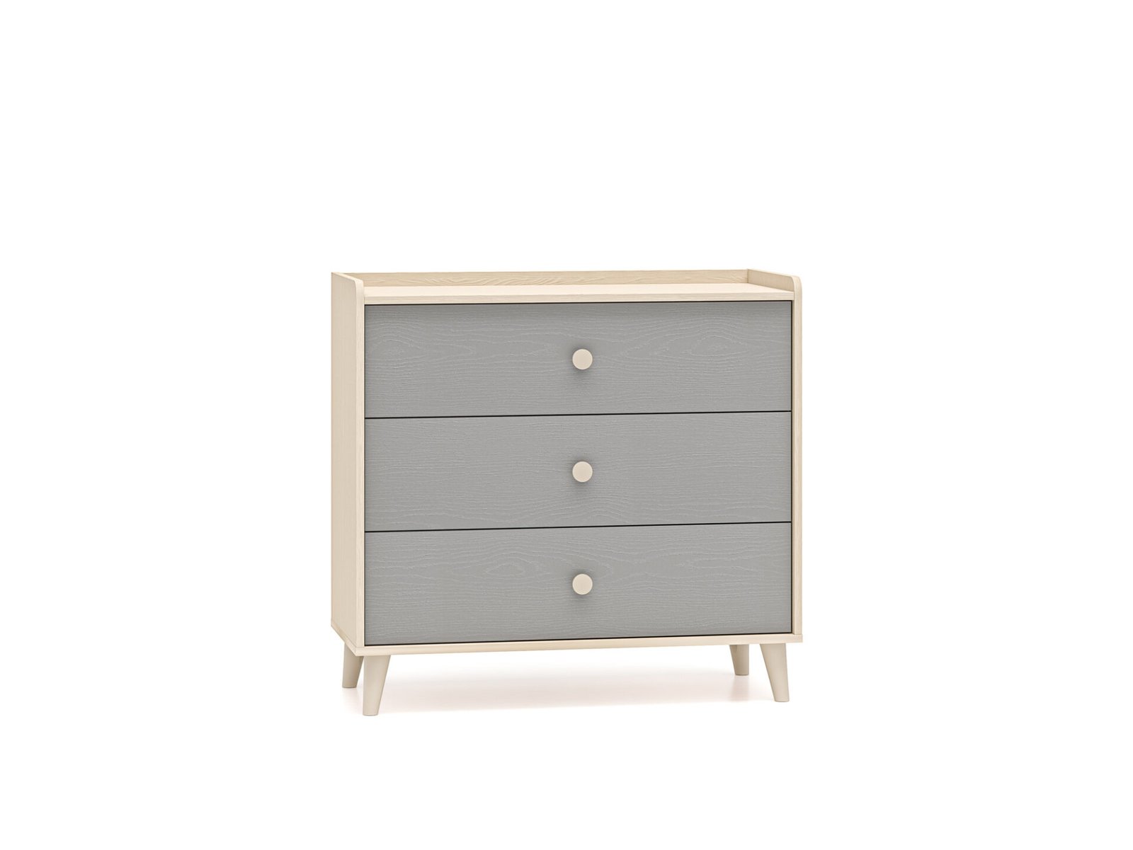 Mevel 06 Desert Sand/Palladium Grey - 3 Drawer Chest