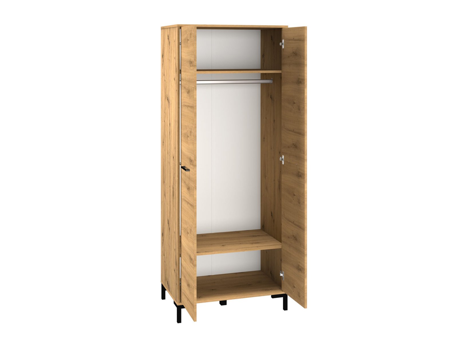 Nevio 17 Artisan Oak - Wardrobe - Image 2