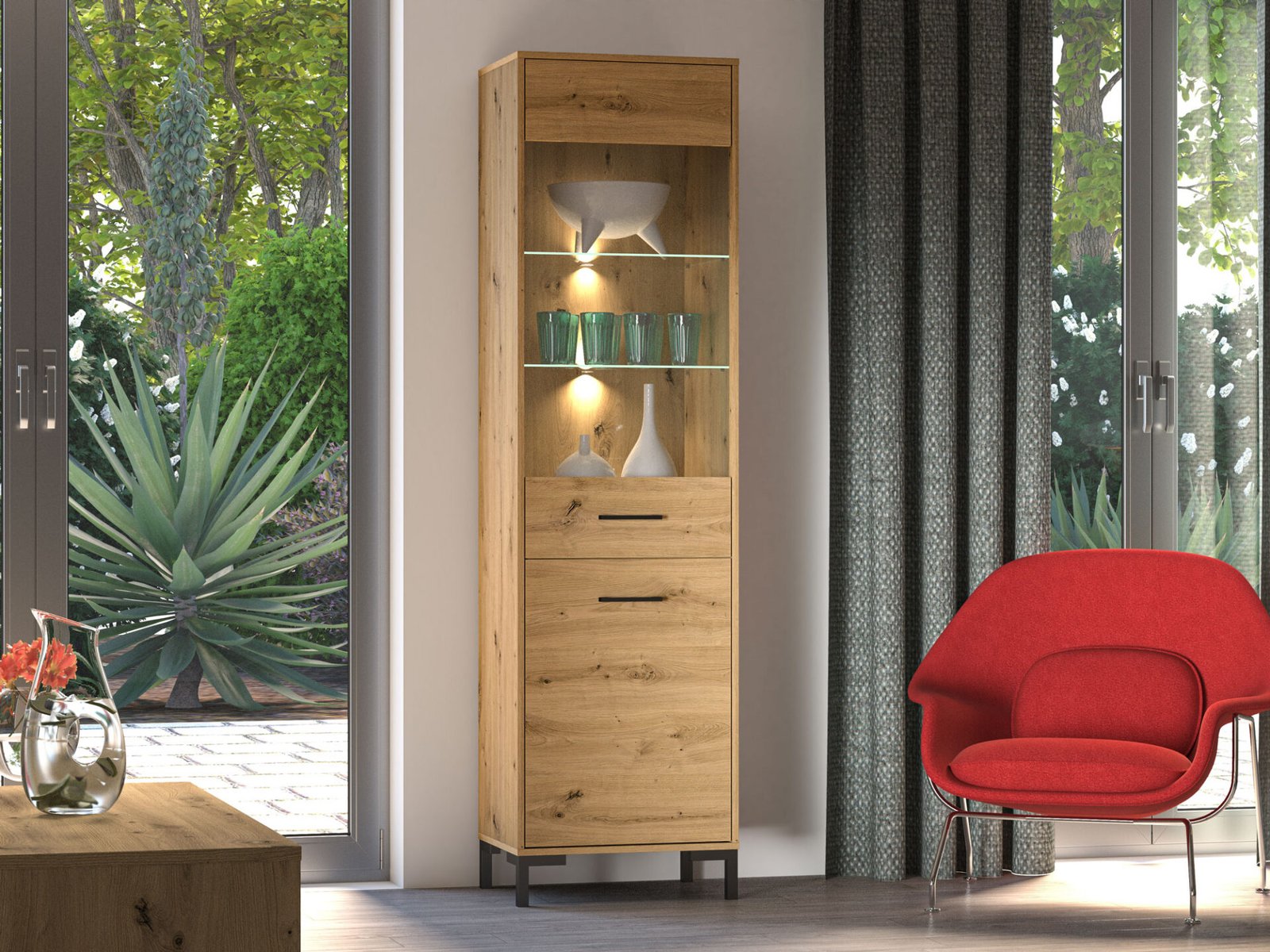 Nevio 18 Artisan Oak Showcase - Image 4