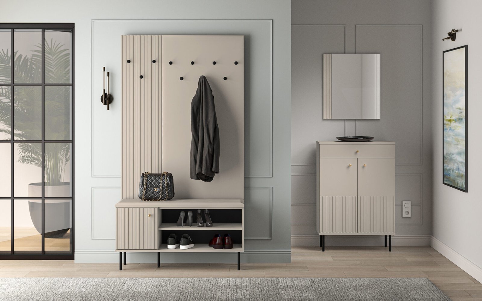 Sophie 15 cashmere - 1D cabinet - Image 9
