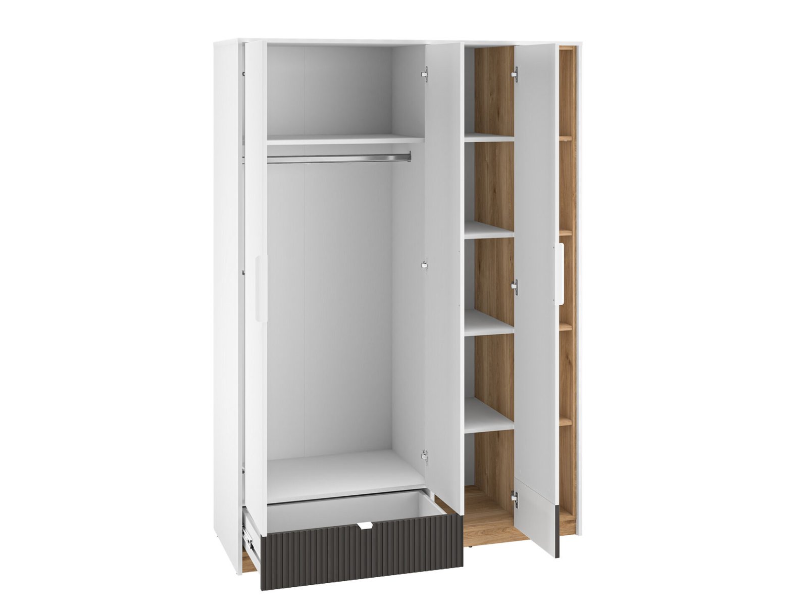 Torino 01 Alpine white/Castello honey/matte graphite - Wardrobe - Image 2