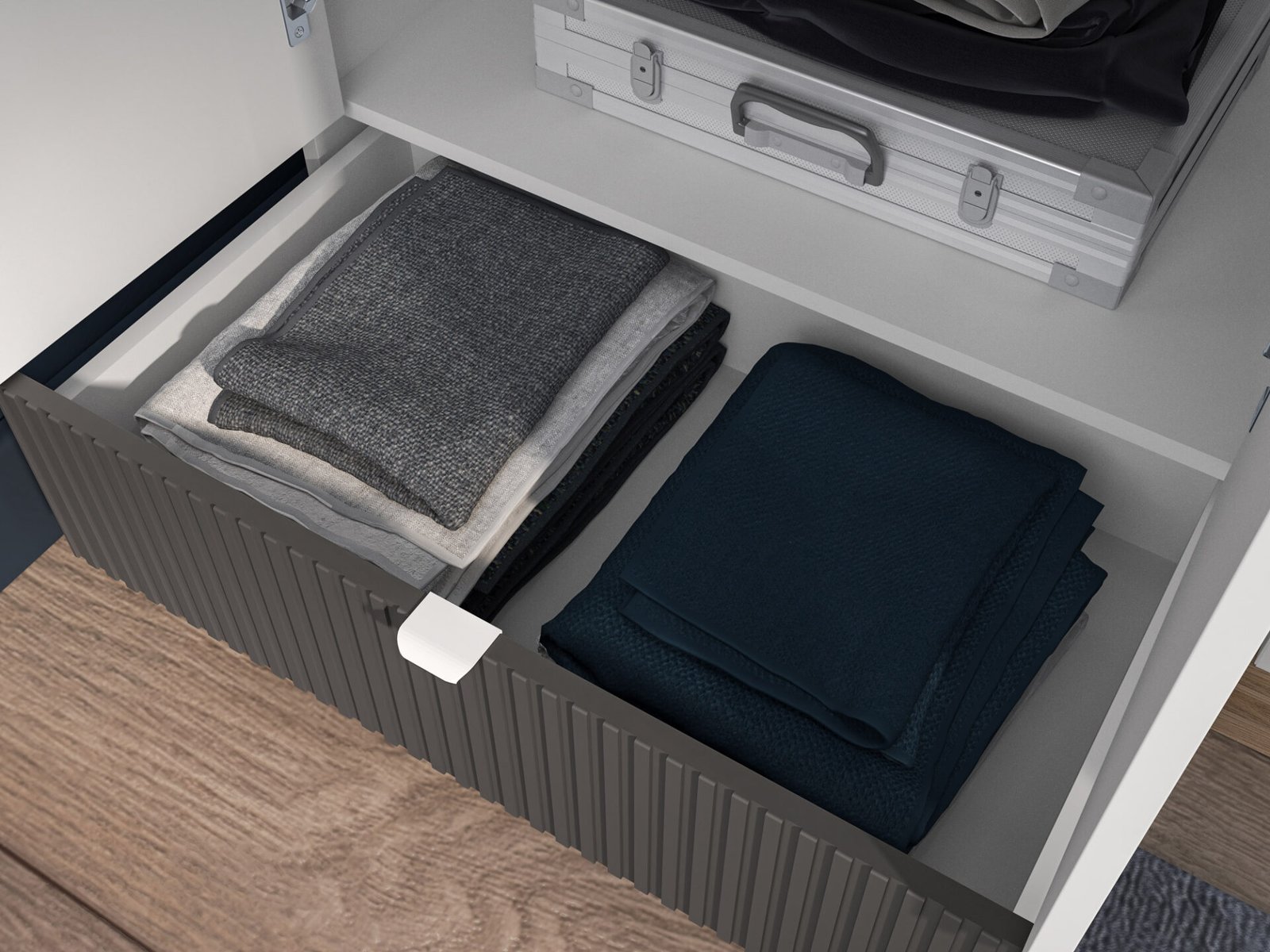 Torino 01 Alpine white/Castello honey/matte graphite - Wardrobe - Image 6