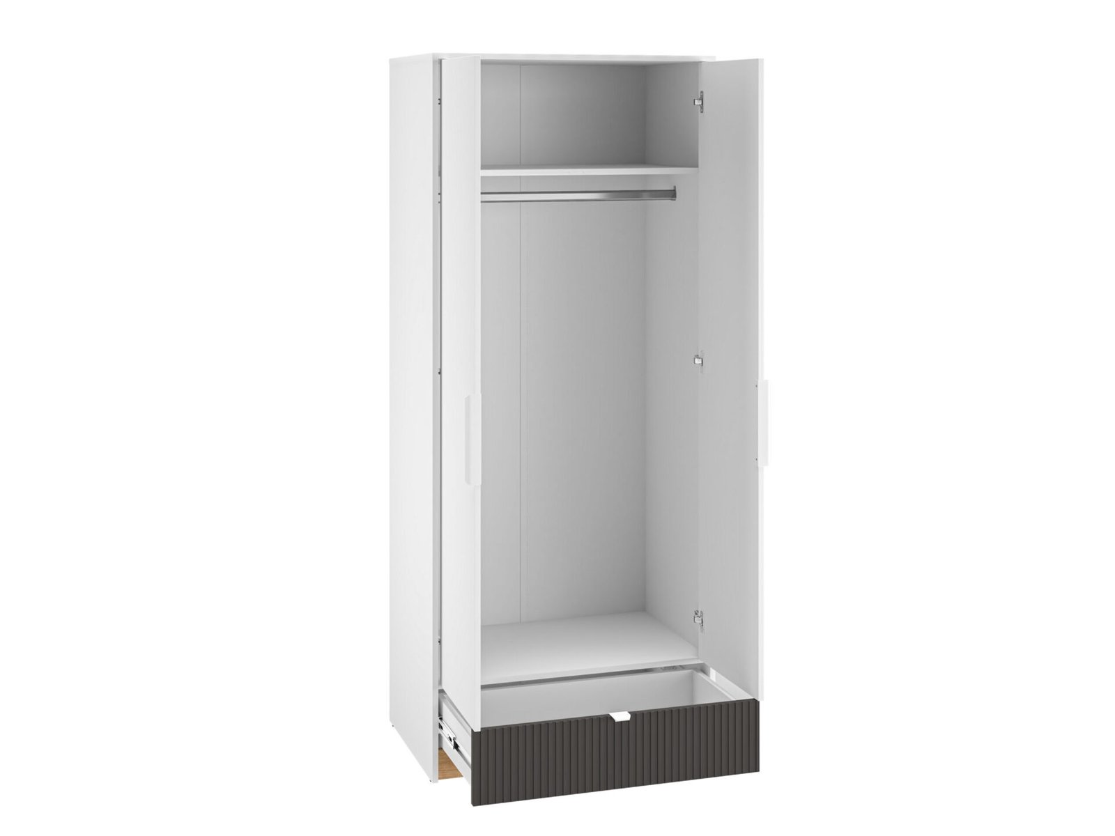 Torino 02 Alpine white/Castello honey/matte graphite - Wardrobe - Image 2