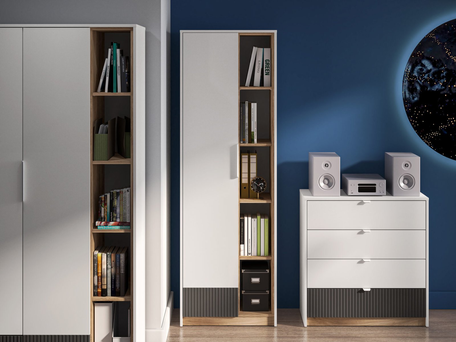 Torino 04 Alpine white/Castello honey/matte graphite - Shelf - Image 4