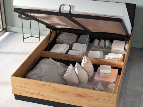 URSO 1301 craft gold/black – bed 140/200