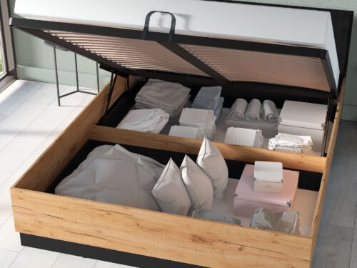 URSO 1401 craft gold/black – bed 160/200