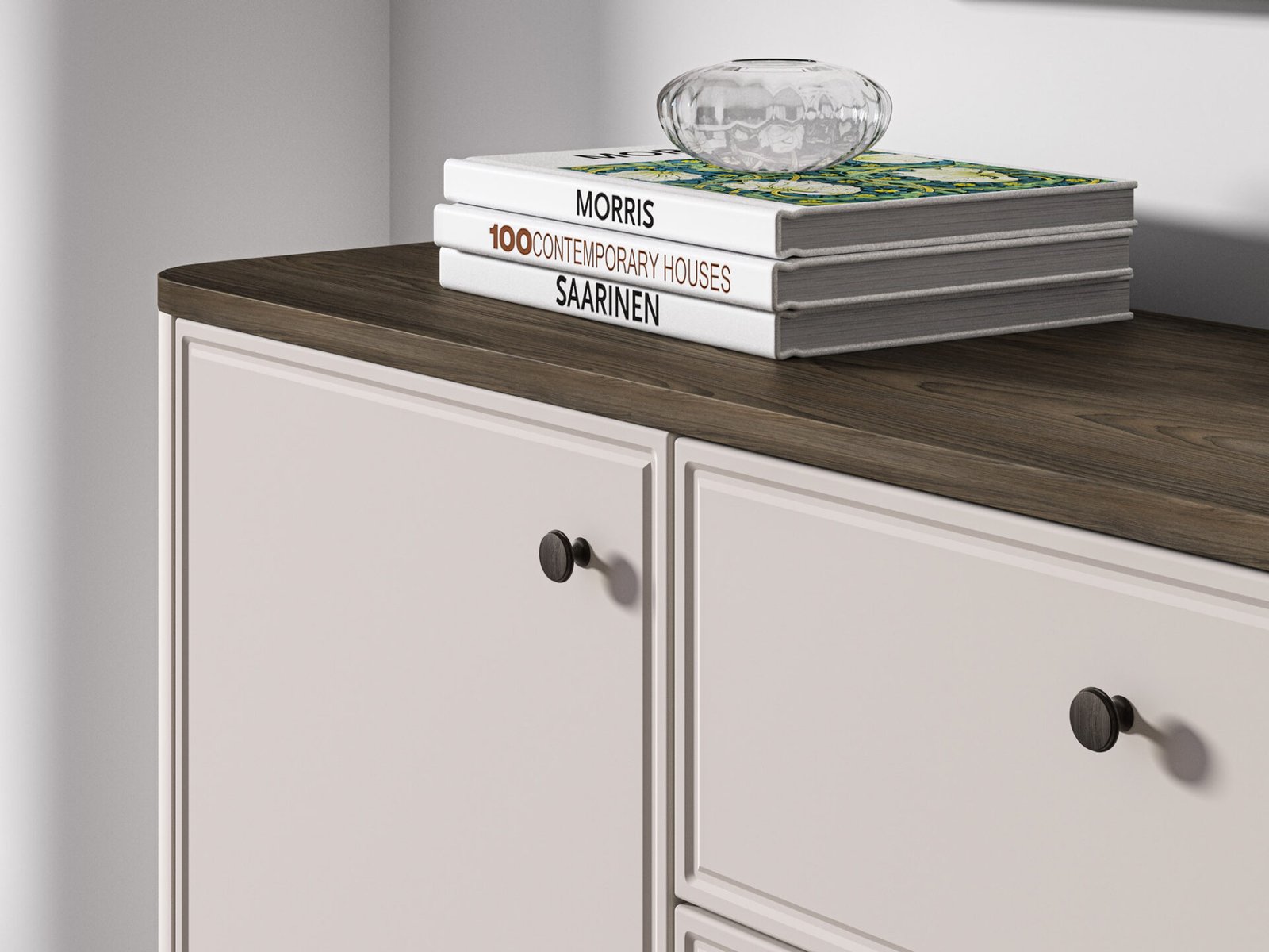 Vilavio 03 dark windmill oak / cashmere color - 2D3S chest of drawers - Image 8
