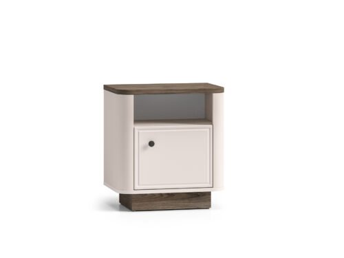 Vilavio 07 dark windmill oak / cashmere bedside table 1DL/P