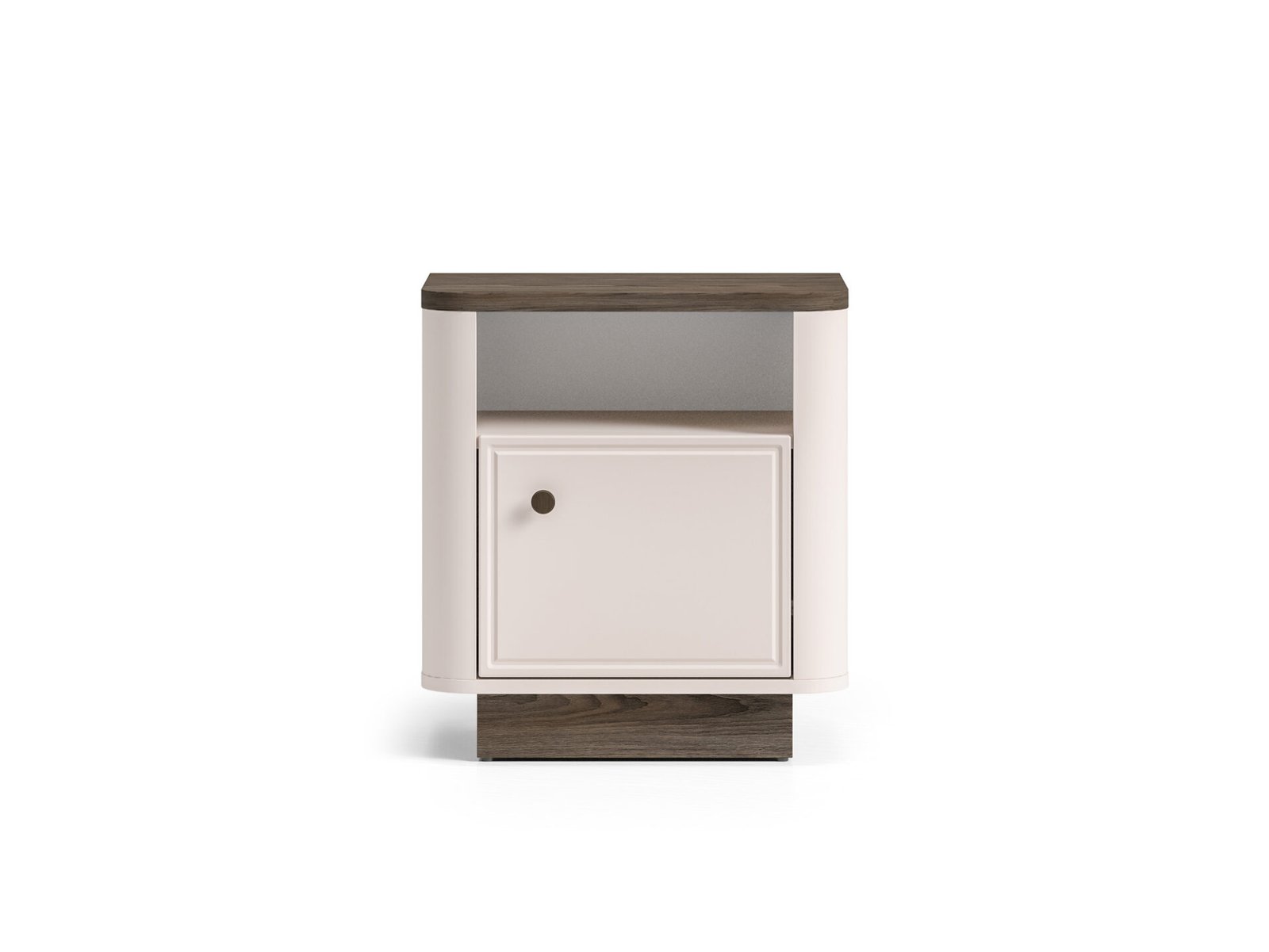 Vilavio 07 dark windmill oak / cashmere bedside table 1DL/P - Image 2