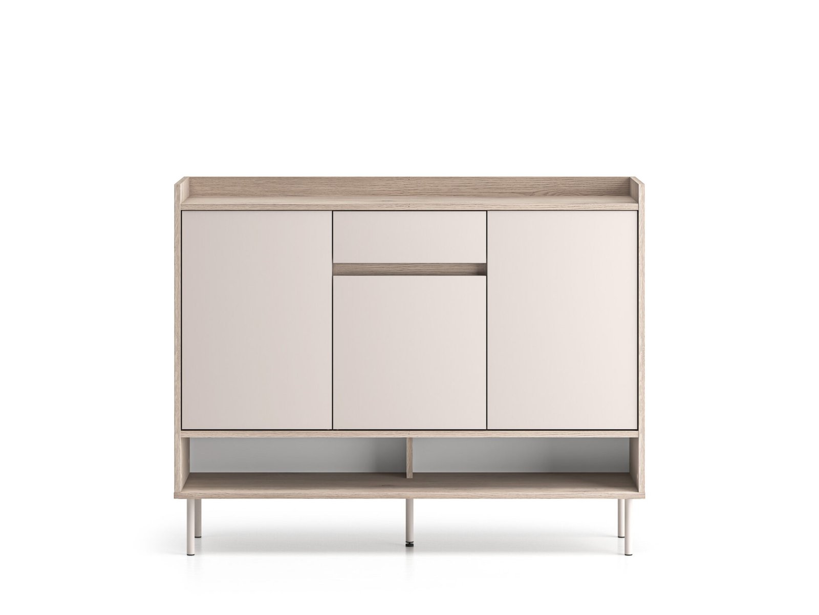 Voco 02 cremona oak terracotta / cashmere - 3D1S chest of drawers - Image 2