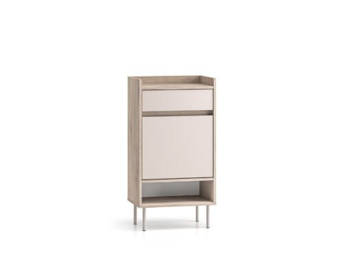 Voco 04 Cremona oak terracotta / cashmere – cabinet 1D1SL/P