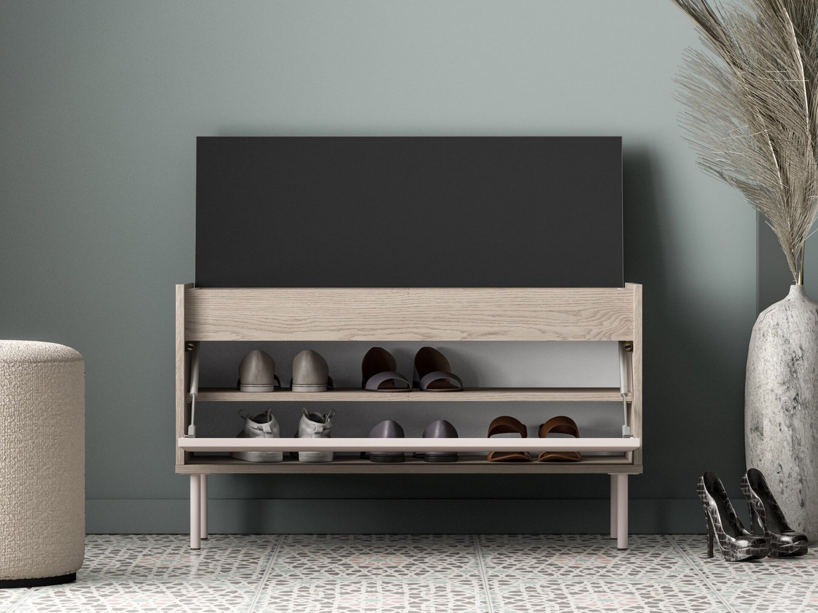 Voco 05 Cremona oak terracotta / cashmere - 1K cabinet - Image 4