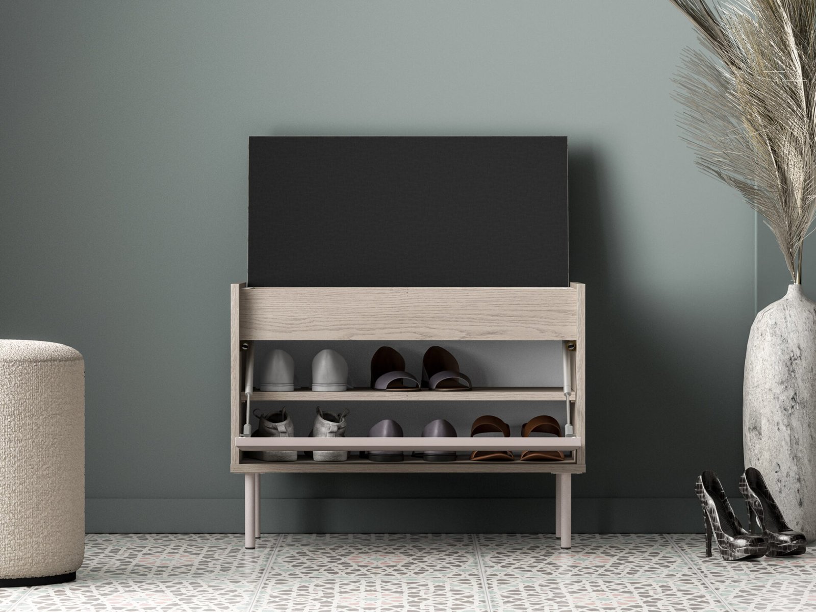Voco 06 Cremona oak terracotta / cashmere - 1K cabinet - Image 4