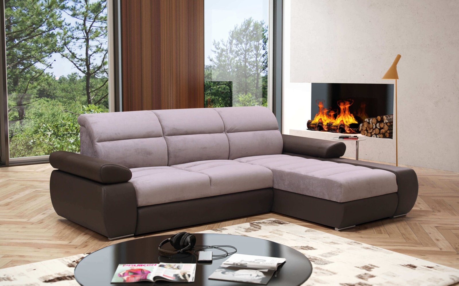 PANAMA corner sofa with fabric 180x260 - Image 7