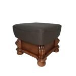 CEZAR fabric pouf