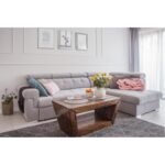 ATLANTA corner sofa, leather, 280x190