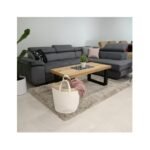 LIDO corner sofa, leather, 280x205