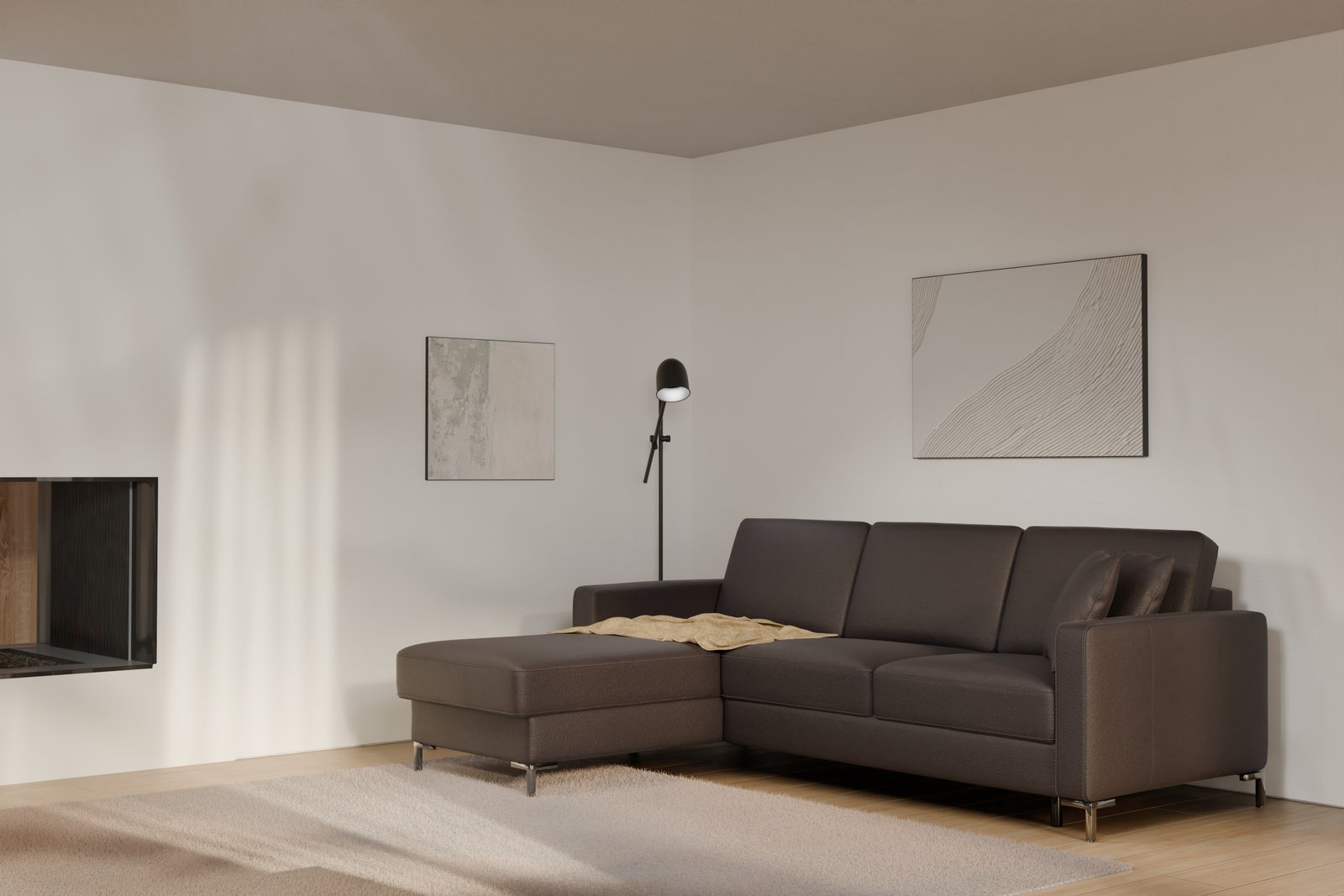 BASIC 2.5F-REC/BK Etap corner sofa - Image 7