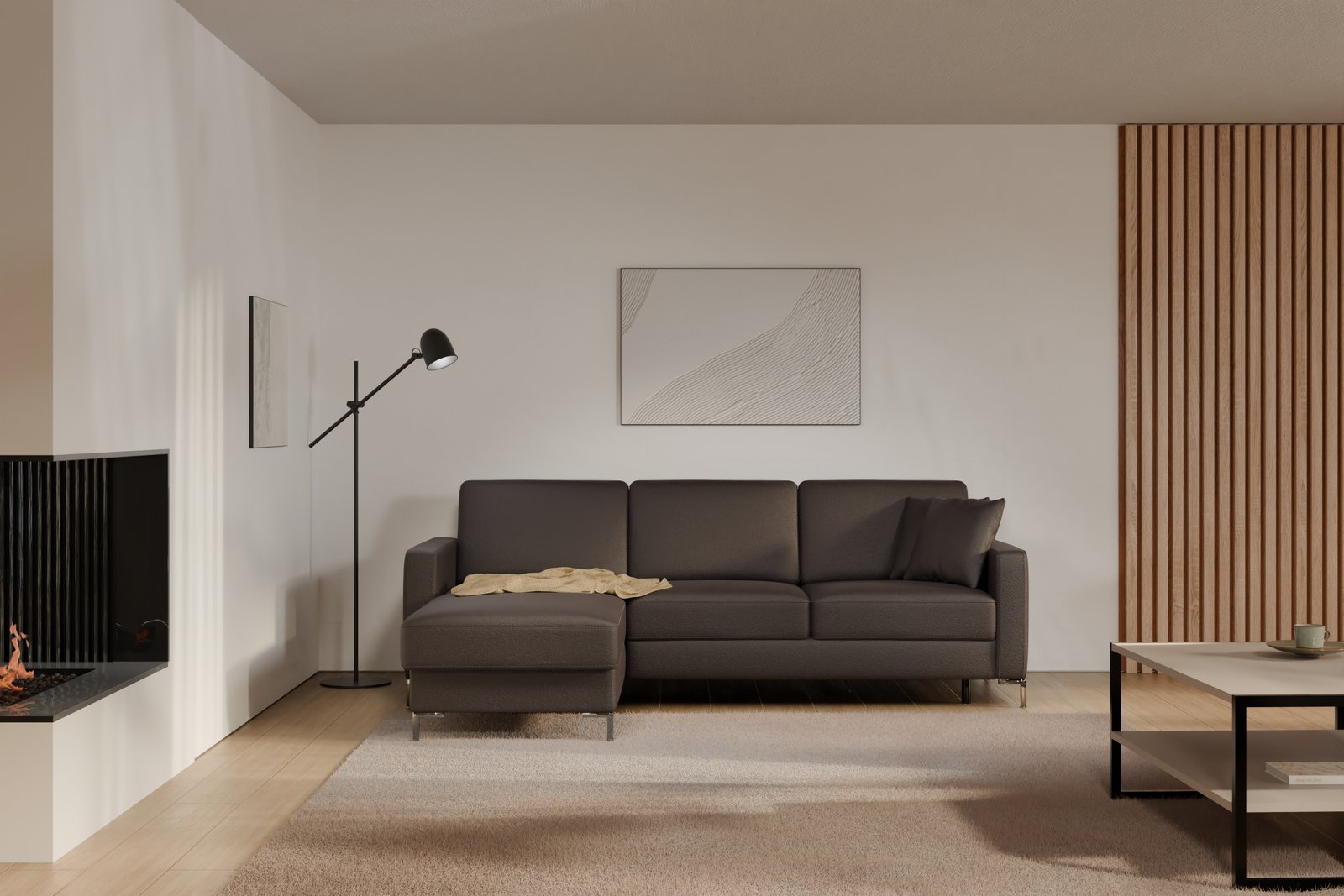 BASIC 2.5F-REC/BK Etap corner sofa - Image 9