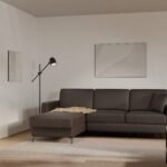 BASIC 2.5F-REC/BK Etap corner sofa