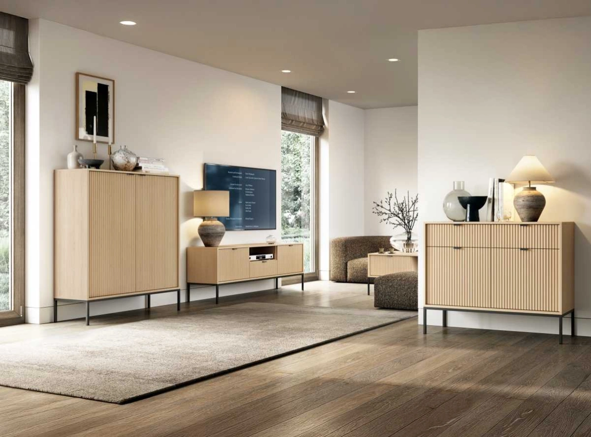 Nova console dressing table with drawers T-104, Vicenza oak - Image 5