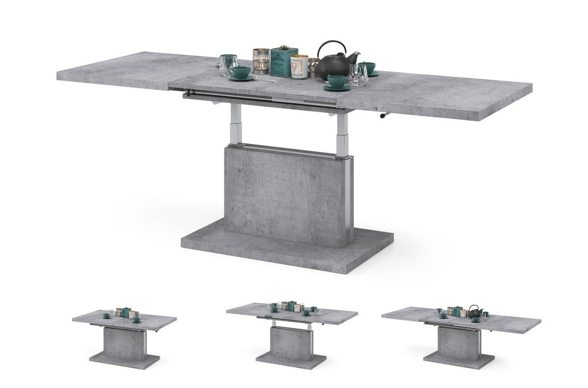 ASTON Beton Millenium - MODERN FOLDING, LIFT, GREY TABLE
