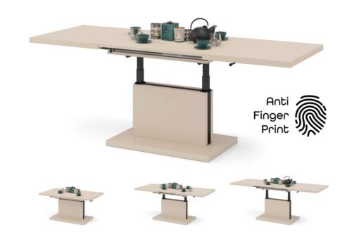 ASTON Beige [Super Mat / Anti-fingerprint] – MODERN FOLDING LIFT-DOWN TABLE-DECKER IN KASHMIR BLUE