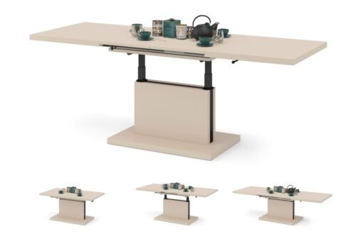 ASTON Beige (champagne color) – MODERN FOLDING BENCH, LIFT TABLE, COFFEE TABLE