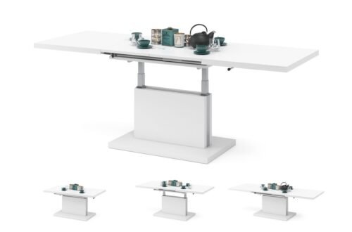 ASTON matt white – MODERN FOLDING LIFT TABLE