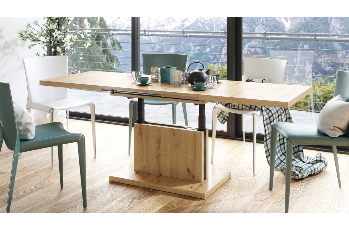 ASTON Artisan Oak - MODERN EXTENDABLE LIFT BENCH - Image 2