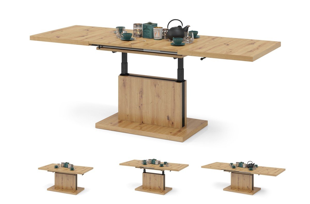 ASTON Artisan Oak - MODERN EXTENDABLE LIFT BENCH