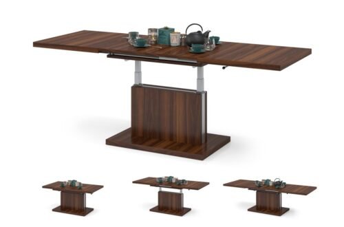 ASTON California Walnut – MODERN EXTENDABLE LIFT TABLE COFFEE TABLE