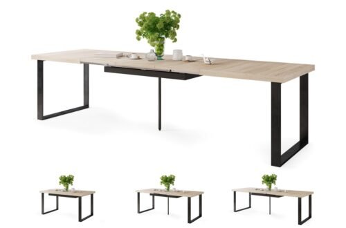 AVELLA Sonoma Oak – LIVING ROOM/DINING ROOM TABLE, EXTENDABLE UP TO 310 CM!