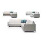 Corner Basic sofa 2.5F - E - 2SK Etap leather sofa L1