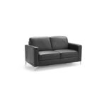 Simple sofa with two tiers, leather sofa L4
