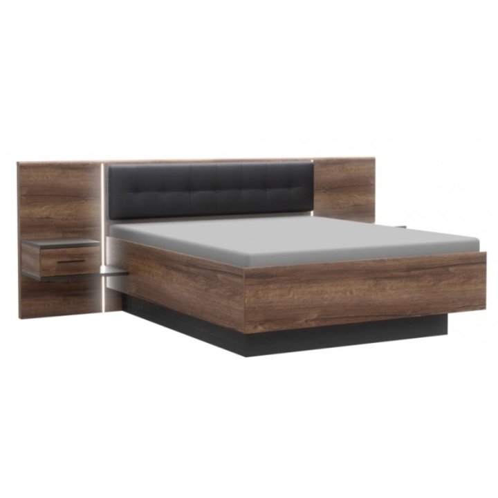 Bellevue bed 160 + bedside tables BLQL161B Forte