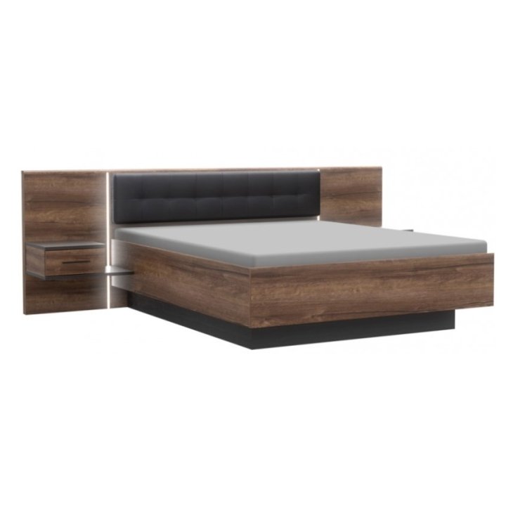 Bellevue bed + bedside tables BLQL181B Forte