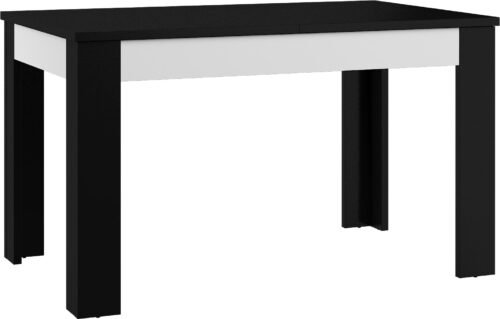 HYBRID 22 furniture extendable table for living room, dining room, black and whiteHYBRID