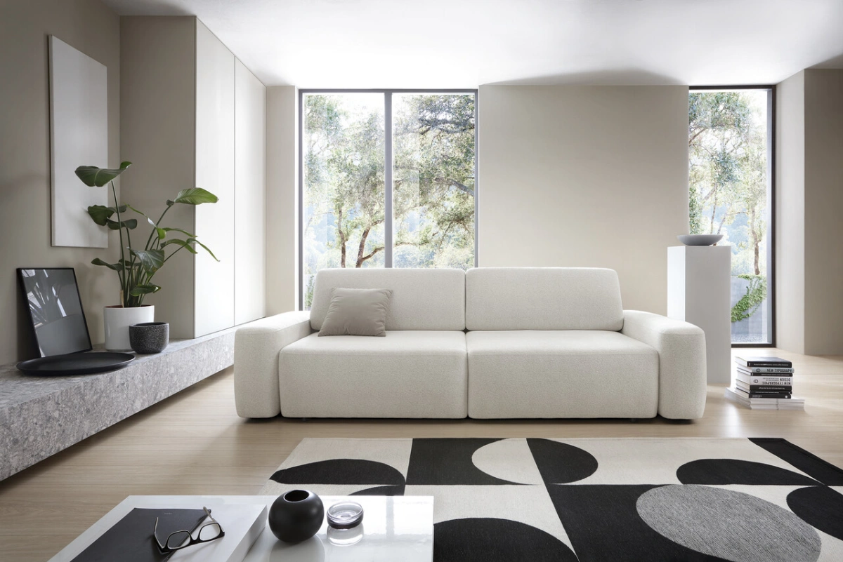 Three-seater sofa with Bouli Gr1 sides