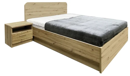 Bed with frame and storage box 160/200 cm Canada CA-1A