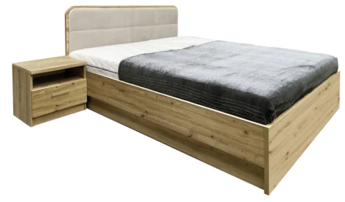 Bed with frame and storage box 160/200 cm Canada CA-1C