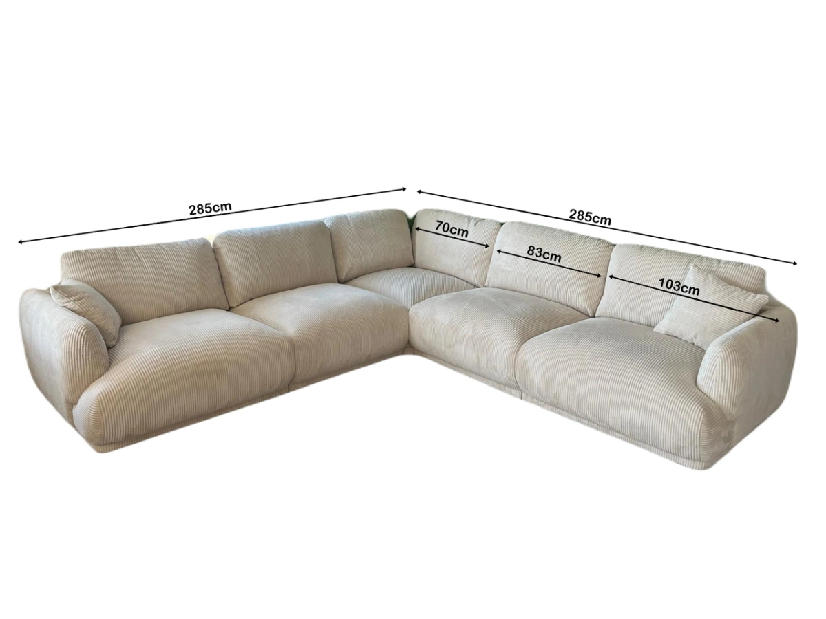 Chacco fixed corner sofa B+1+R+1+B - Image 5