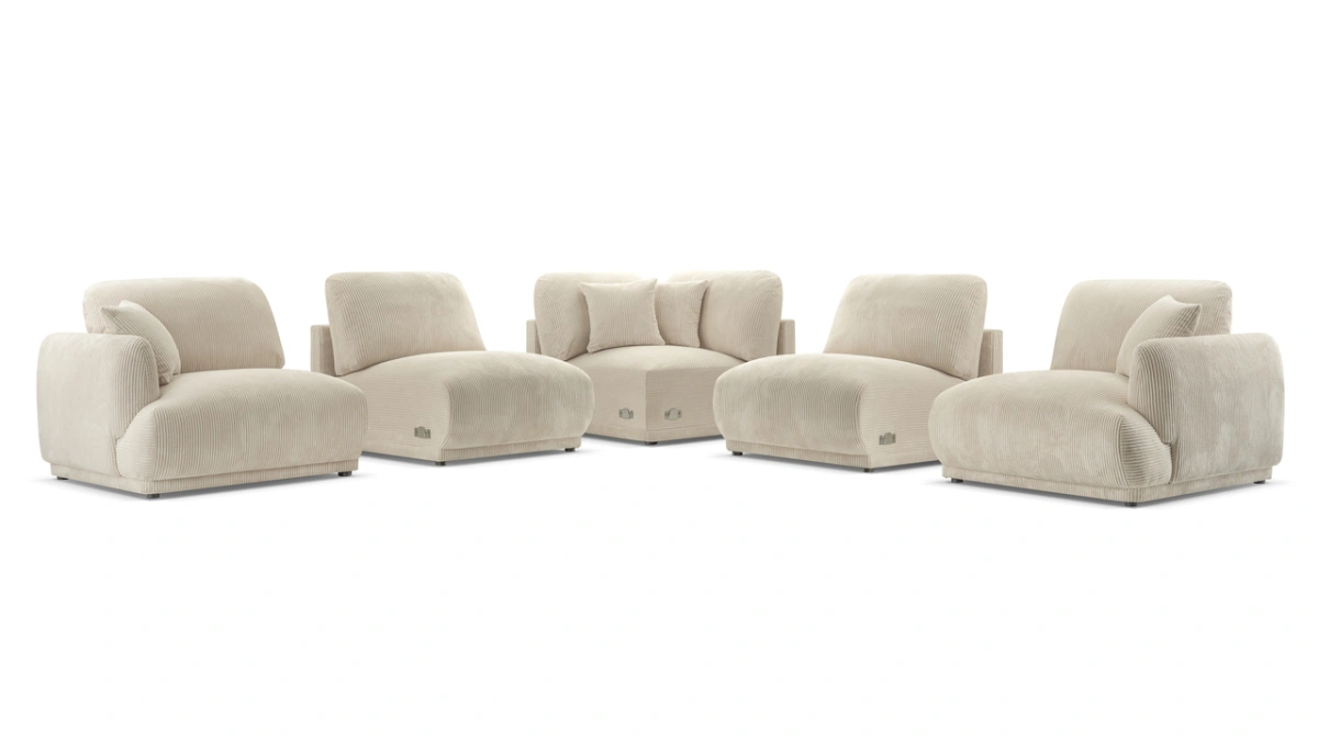 Chacco fixed corner sofa B+1+R+1+B - Image 2