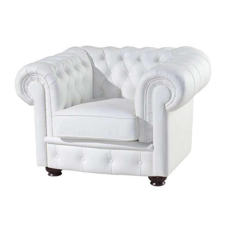 CHESTERFIELD fabric armchair