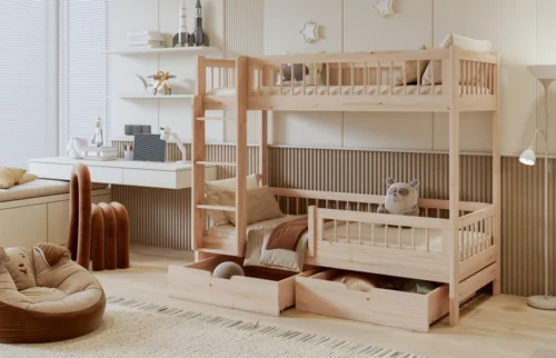 COEN bunk bed with drawers 80×181 cm