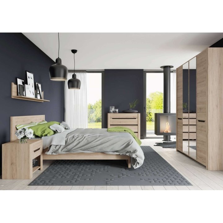 Bed 160 cm Desjo Type 53 Szynaka Furniture - Image 4
