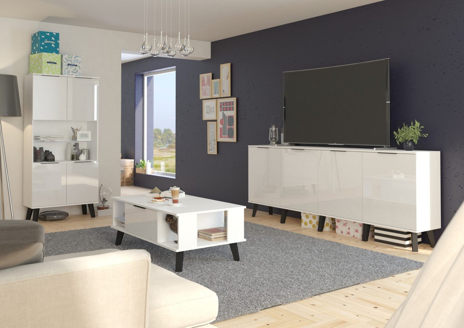 SVEN furniture set No. 2 with wall cabinet